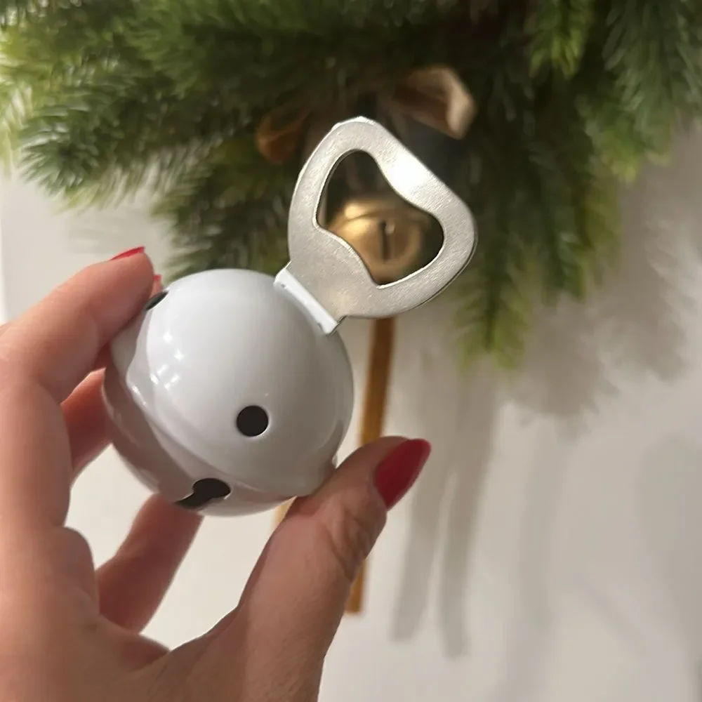 Bottle opener jingle bell